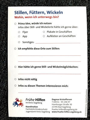 Umfragekarte zum Thema "stillfreundliche Orte" im Kreis